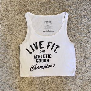 Live Fit. Apparel champions crop top